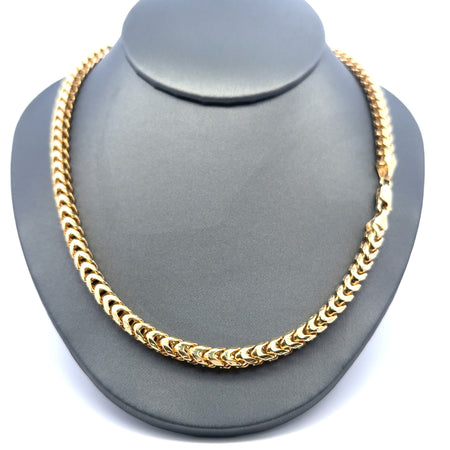 Chain Hollow Franco  5mm 22" 10K