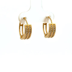Earrings Fancy Hoops 14 4.5mm 10K