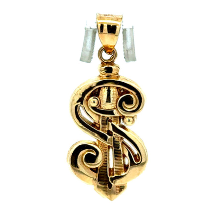 Pendant Dollar Sign 38.5 10K