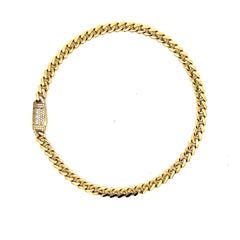 Anklet Monaco 5mm 10" 10K