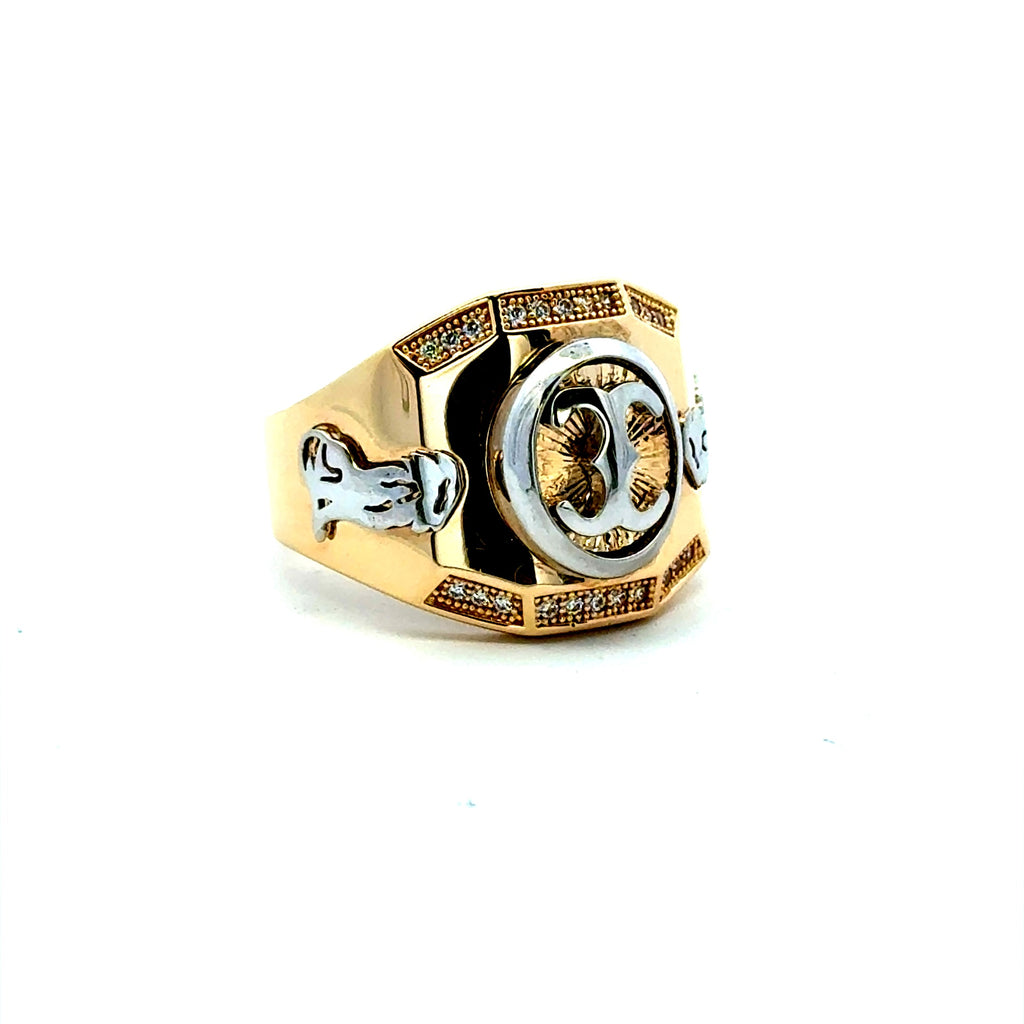 Ring CZ Luxury 11 6mm 14K