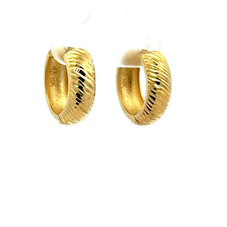 Earrings Fancy Hoops 17 5.5mm 10K