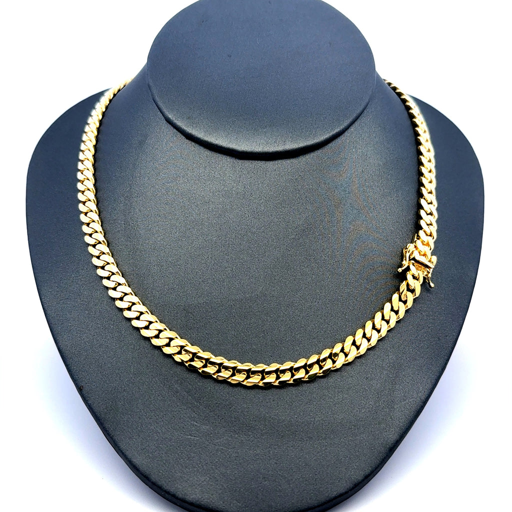 Chain Concave Link 6mm 22" 10K