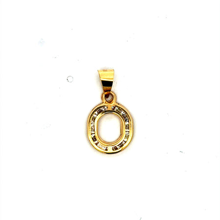 Pendant ’So Cute’ Initial O 20.5 10K