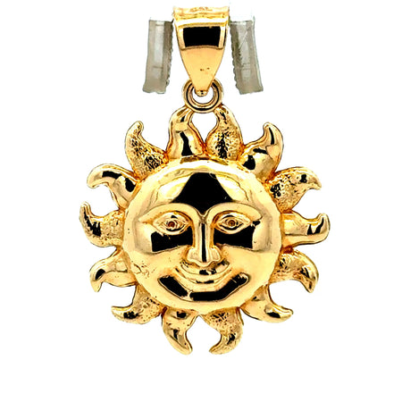 Pendant Sun Face 34 10K