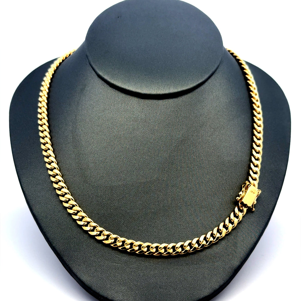 Chain Hollow Cuban 5.5mm 22" 10K