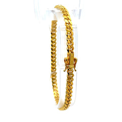 Bracelet Cuban Link 5mm 8" 14K