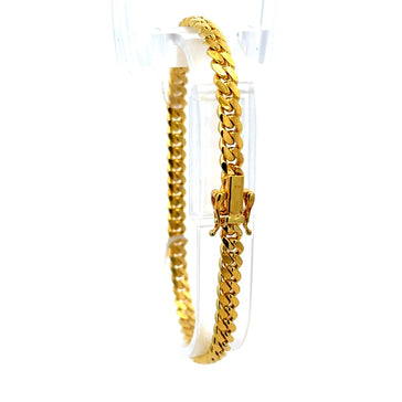 Bracelet Cuban Link 5mm 8" 10K