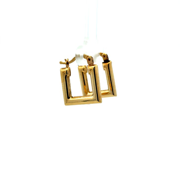 Earrings Stylish Hoops 19.5 3mm 10K