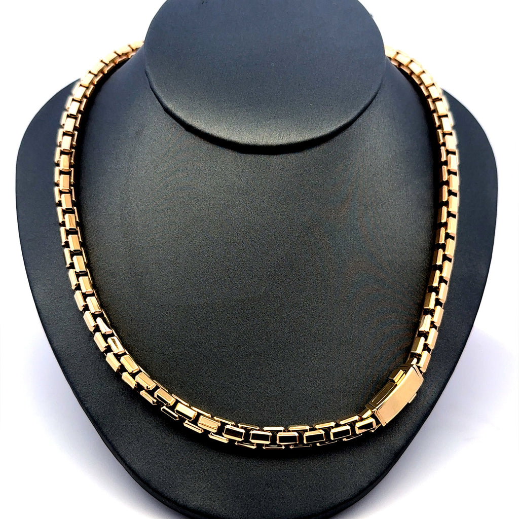 Necklaces Big Box Link 5.5mm 22" 14K