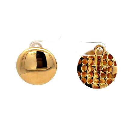 Earrings Omega Lock 24 24mm 10K