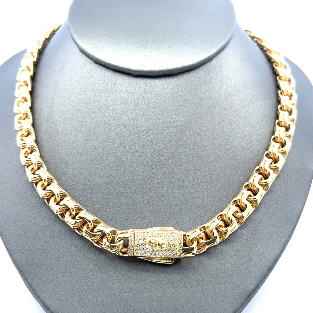 Chain Chino Link 8mm 24" 14K