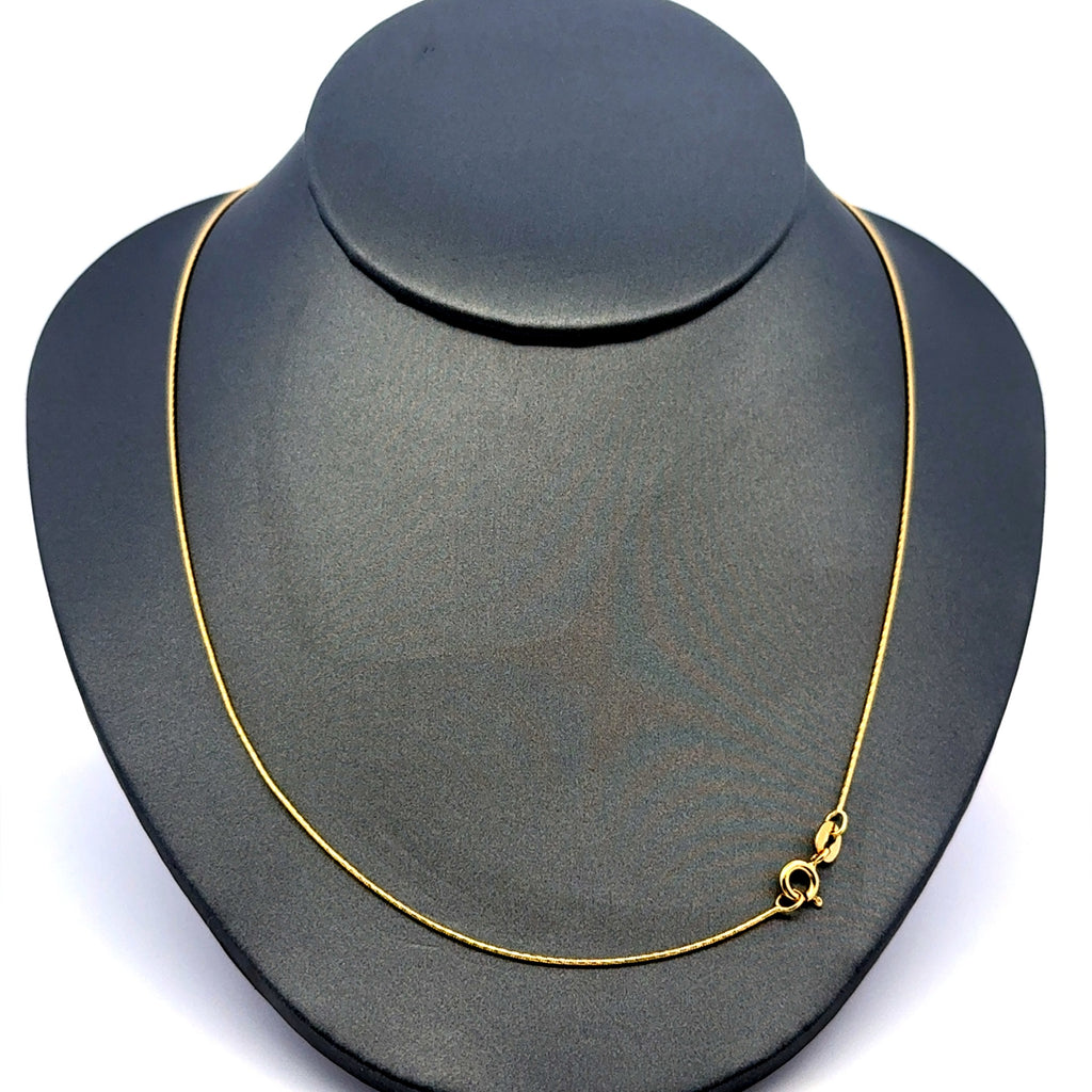 Chain Rat Tail 0.5mm 18" 14K