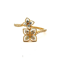 Ring Women's with CZ 7 1mm 10K
