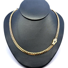 Chain Monaco 11mm 24" 10K