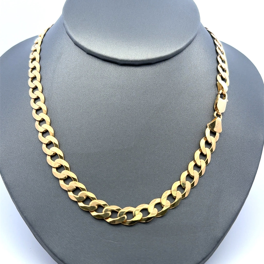 Chain Curb Link 7.5mm 20" 14K