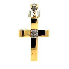 Pendant Cross with CZ 62 14K