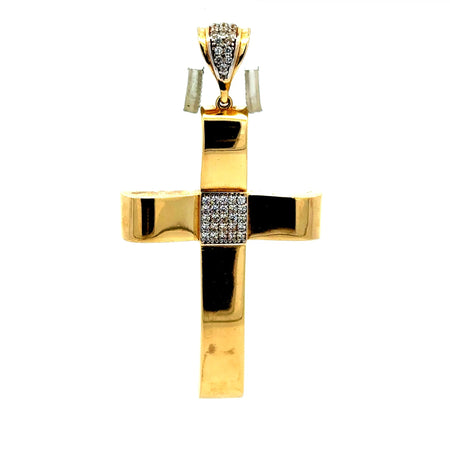Pendant Cross with CZ 62 14K