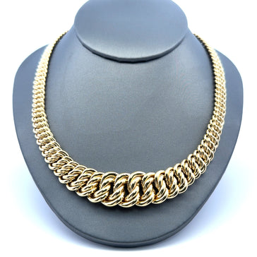 Necklaces Princess Cut 17mm 17.5" 14K
