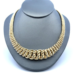 Necklaces Princess Cut 17.5mm 18" 14K