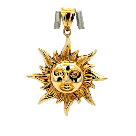 Pendant Sun Face 43.5 14K