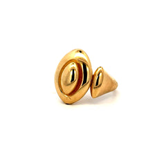 Ring Women's Bold Oversized 8.5 2.5mm 10K