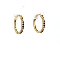 Earrings Fancy Hoops 15 2mm 10K