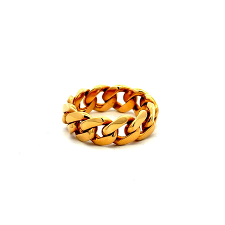 Ring Cuban Link 10 8.5mm 14K