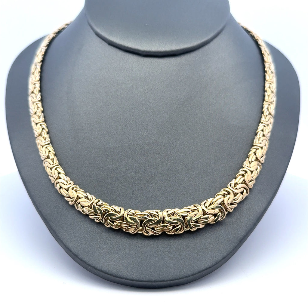 Necklaces Byzantine Princess Cut 10mm 18" 10K