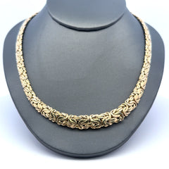 Necklaces Byzantine Princess Cut 10mm 18" 10K