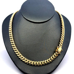 Chain Hollow Cuban 7mm 22" 14K