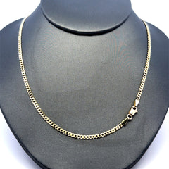 Chain Curb Link 2.5mm 16" 10K
