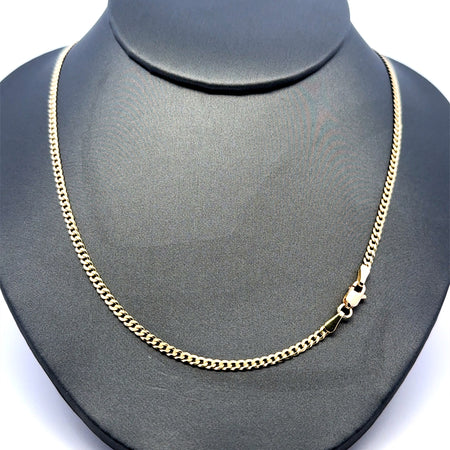 Chain Curb Link 1.5mm 18" 10K