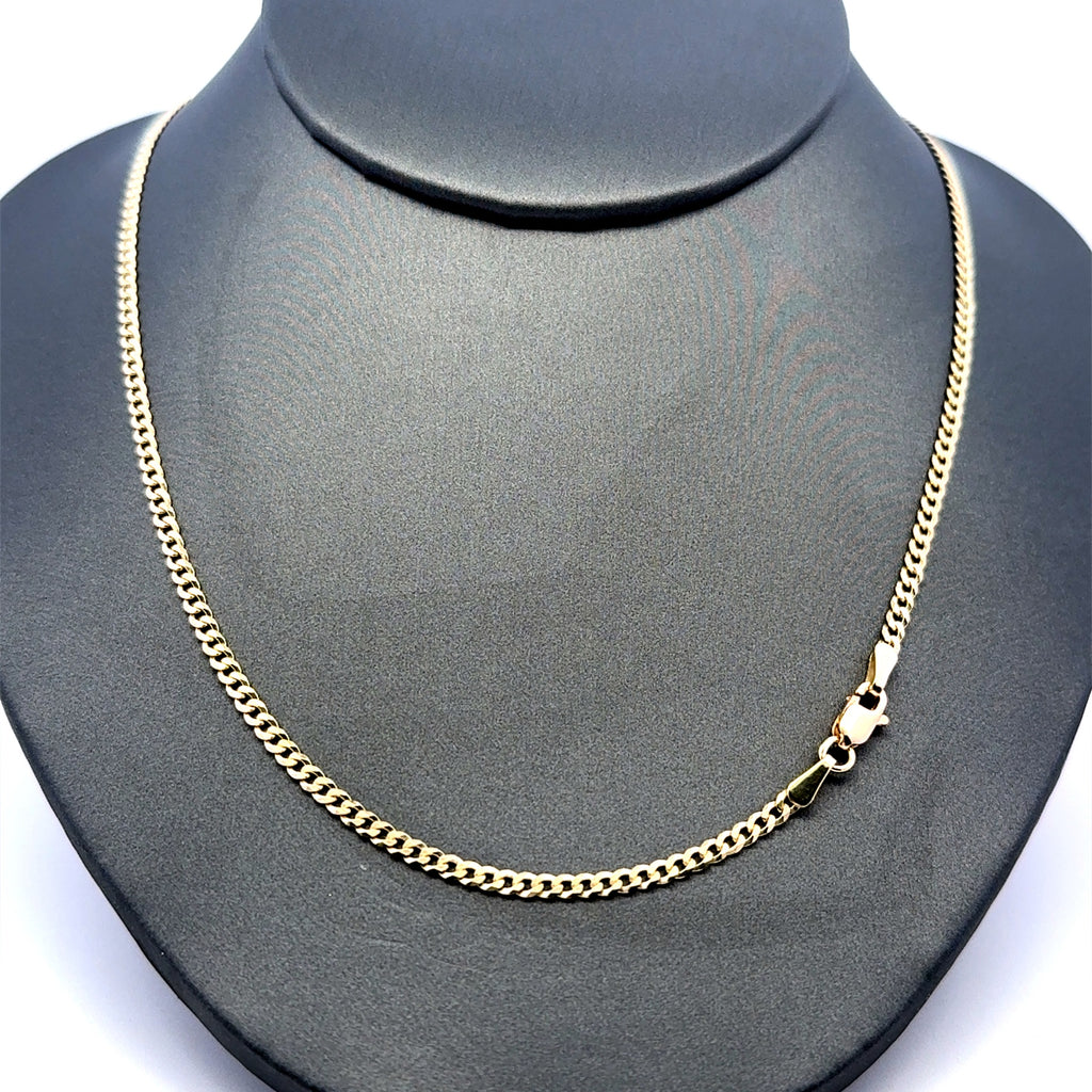 Chain Curb Link 2.5mm 20" 10K