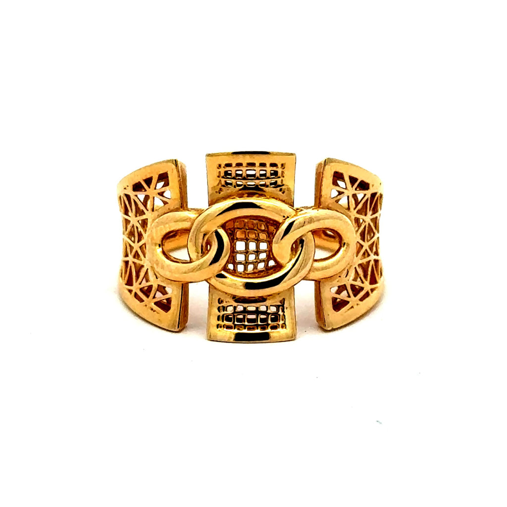 Ring Women's Symmetry 7 3mm 14K