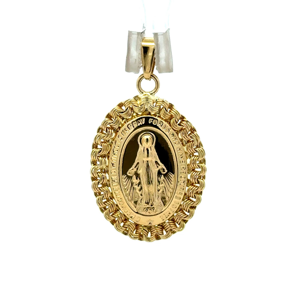 Pendant Virgin Mary 33.5 10K