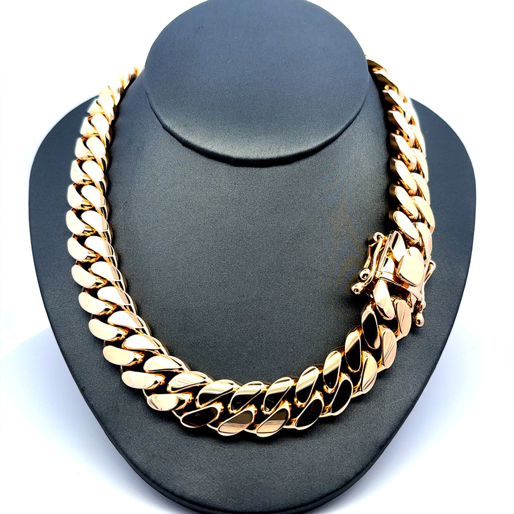 Chain Cuban Link 14.5mm 28" 14K