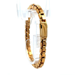 Golden Bull Fancy Bracelet Big Box Link 5.5mm 7.5" 14K