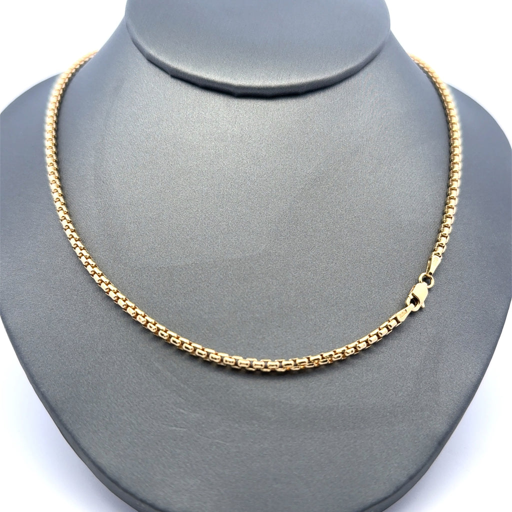 Chain Rounded Box Link 2.5mm 22" 10K