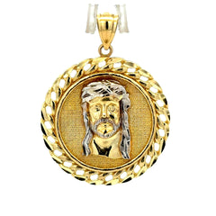 Pendant Jesus Face 41 10K