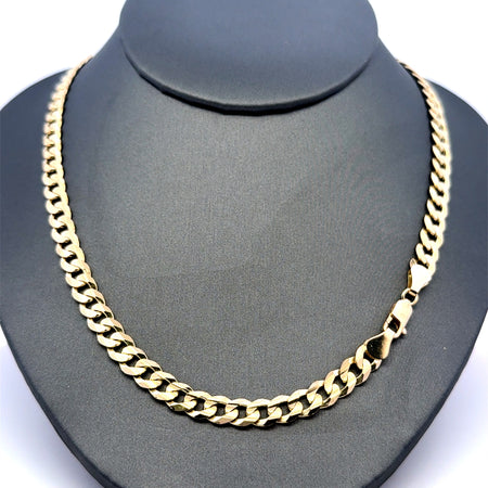 Chain Curb Link 6mm 22" 10K