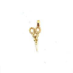 Pendant Barber Shears 28.5 14K