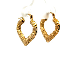 Earrings Fancy Hoops 18 2.5mm 10K