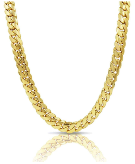 Chain Cuban Link 14mm 24" 10K