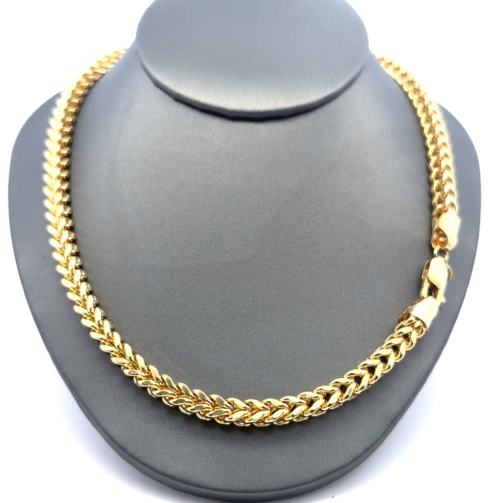Chain Hollow Franco  5.5mm 28" 10K