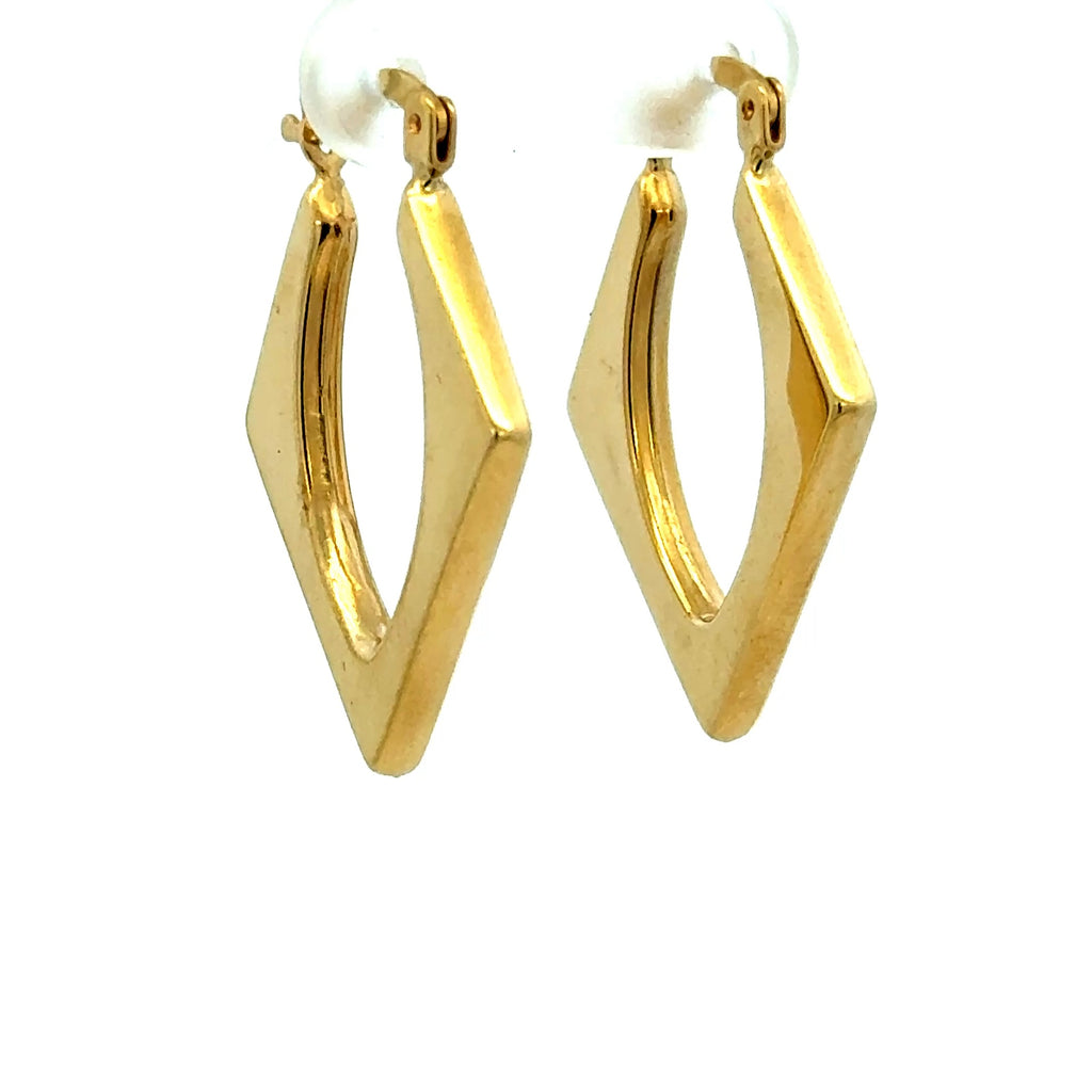 Earrings Fancy Hoops 30.5 2.5mm 10K