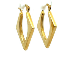 Earrings Fancy Hoops 30.5 2.5mm 10K