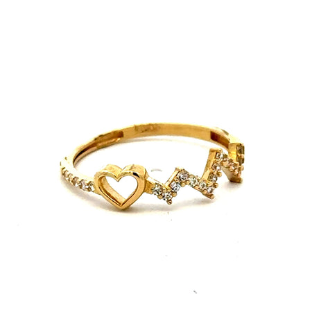 Ring Chic Women 8.5 1.5mm 10K