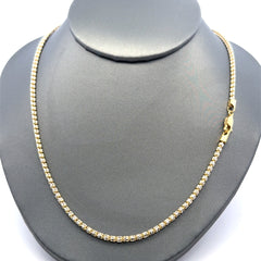 Chain Iced 2.5mm 24" 14K