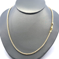 Chain Iced 2.5mm 18" 14K